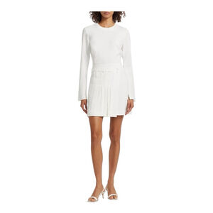 Women's Simkhai Zabelle white Long Sleeve Minidress Size 12